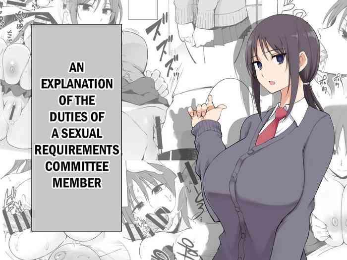 Solo Female Seishori Iin no Katsudou Setsumeikai | An Explanation of the Duties of a Sexual Requirements Committee Member- Original hentai Titty Fuck