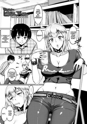 Stockings Senpai Before After | Senpai Before and After Drunk Girl