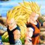 Foot Goku y Vegeta vs Janemba- Dragon ball hentai Fingering