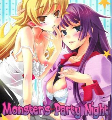 Gay 3some Monster's Party Night- Bakemonogatari hentai Passionate