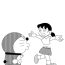 Blowing Shizuka 1/2- Doraemon hentai Aunt